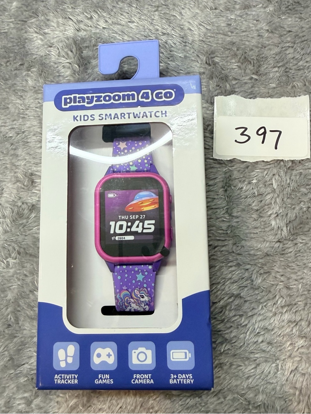 Playzoom 4 GO Kids Smartwatch - Purple Strap with Pink Case